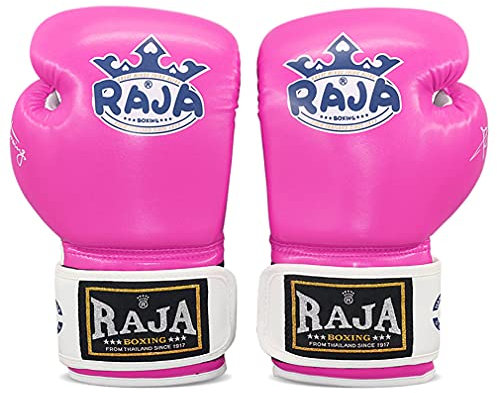 Guantoni da Boxe per Bambini Guanti da Allenamento Stile Professionale - Guanti da Allenamento in Pelle PU MMA per Bambini Guanti da Kickboxing Muay Thai, 4Oz / 6Oz,Rosa,4oz