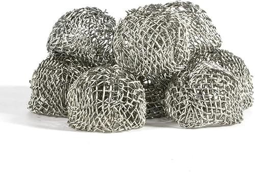Fenny's Creations 20mm Steel Wire Dome Ball Shape Pipe Filter Screens Concave Bowl Gauzes (20)