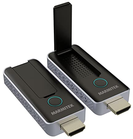 Wireless Presentation HDMI - Marmitek STS2 - Présentation Powerpoint sans fil - Plug and Play sans logiciel - Compatible Airplay et Miracast - Extensible jusqu'à 20 présentateurs