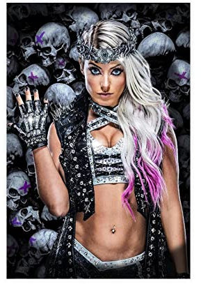 MOIT Alexa Bliss 15 Leinwand-Poster, Schlafzimmer-Dekor, Sportlandschaft, Büro, Raumdekoration, Geschenk, ungerahmt, 60 x 90 cm