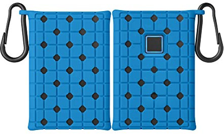 kwmobile Silicone Case Compatible with Samsung T7 Touch Portable SSD - Case Protective Cover for SSD Drive - Blue