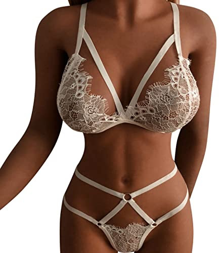 Sexy Unterwäsche für Frau Erotikwäsche Hochwertig Dessus Dessous-Sets Für Damen Bh Reizwäsche+Outfit Dessous Damen Sexy Unterwäsche Strapsen Dessous Set Desous Netz Kleid Erotische Dessous Frau