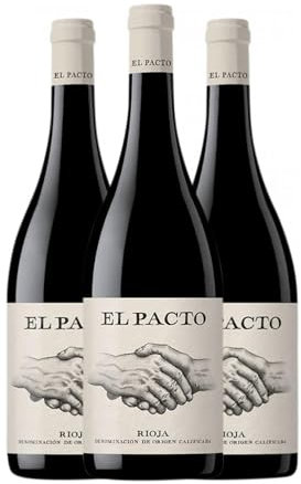 Hacienda López de Haro El Pacto Rioja Crianza 75 cl Vino tinto (Caja de 3 Botellas de 75 cl)