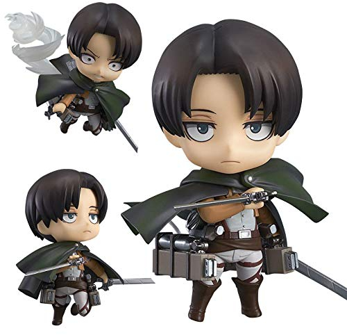 Zhongkaihua Levi Actionfigur Battle Edition Changeable Accessories Statue Captain Levi Figure Cute Mini PVC Figure Clay Model Collectible