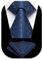 Enlision Krawatte Navy Blau Herren Hochzeit Plaid Krawatten mit Einstecktuch Formell Business Krawatte & Taschentuch Set