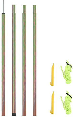 Tidyard Sunshade Sail Pole Handy Sunshade Sail Pole 250 cm Galvanised Steel Sunshade Sail Garden