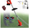 Wizvox Coupe Bordure avec Lame Acier, avec 2 Piles 20A Et 1 Chargeur Debroussailleuse Rétractable et Angle Réglable Outillage De Jardin Motorisé, pour Les Jardins ExtéRieurs