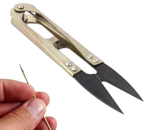 Ciseaux coupe-fil,ciseaux coupe-fil | Ciseaux de taille pour en forme de U | Ciseaux à coudre, coupe-fil, petites pinces à découper pour la couture, fournitures de bricolage