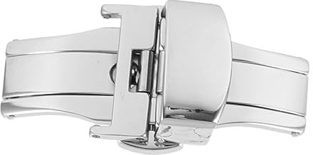 WOFASHPURET Stahl-uhrenverschluss Für Uhrenarmband Ersatz-uhrenschnalle Uhrenreparaturverschluss Edelstahl-uhrenarmbandverschluss Uhrenarmbandschnallenersatz