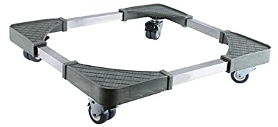 Verstellbarer Transportwagen für Kühl- und Gefrierschränke, Rollwagen für Waschmaschinen, Basisbreite 36–47 cm, Länge 46–57 cm, Bodenwannen, Räder für Trockner, Pflanzenbehälter und Kühlschrank