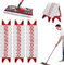Vileda 4-Pack Mop Heads - Ultra-Thin Microfiber, Compatible with Vileda Ultramax/UltraMax Plus/Easy Wring, Reusable Mop Pads for All Floor Stains Removal