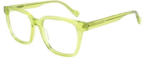 VFDHN Bunte quadratische Brillenfassung aus Acetat für Männer und Frauen, 2, Einheitsgröße