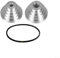 CNANRNANC Aluminum Pagoda Pulley Wheel V-Belt Set Transmission Wheels for Benchtop Drill Press 5-Step Speed Adjustment (14mm & 22mm Holes)