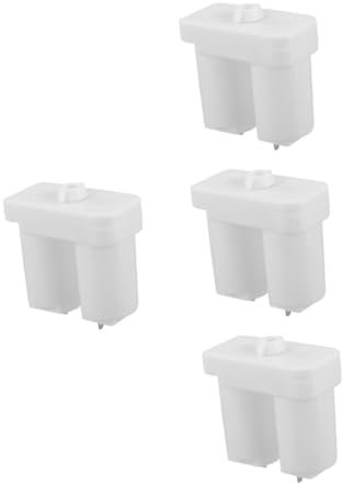 EXCEART 4 Teiliger Kastenabzugs Warmwasserbereiter Parallelbatterie Adapterhalter Zubehör Für Durchlauferhitzer Durchlauferhitzer Teile Zell Parallelbatterie Umwandlungsadapter Weißer