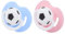 BESPORTBLE 2 Ciuccio Silicone per Accessorio per Comfort e Sviluppo Colori per Svezzamento e Regali per Genitori