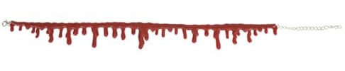 Zunishaone Choker-Halskette mit tropfendem Blut – Halloween-Halskette, Vampirblut-Schmuck, erstaunliche blutige Design-Halskette, Halloween-Party, Vampir-Halsband, Kostümzubehör für Frauen, Mädchen
