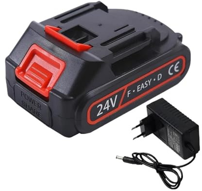 Batterie Lithium-ion 24 V 8000 MAh For Outils Électriques, Compatible Avec Makita(1PC 1Charger)