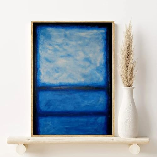Kunstdrucke auf Leinwand, Gemälde, Wohnzimmer, Schlafzimmer, Bar, Klassische Kunst, Mark Rothko Vintage-Poster, HD-Kunst, Leinwand-Wanddekoration (40 x 60 cm)