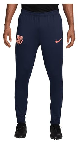 Fc Barcelona Strike Third Total 90 Fußballhose Aus Strickmaterial Mit Nike Dri-Fit-Technologie Für Herren, Midnight Navy/Bright Mango/Bright Mango, HM3381-410, S