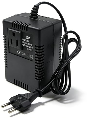 Trasformatore di potenza da 300 W, trasformatore di tensione da 220 V a 110 V 300 W, adattatore di alimentazione Step Down, convertitore di tensione con spina europea, trasformatore di corrente