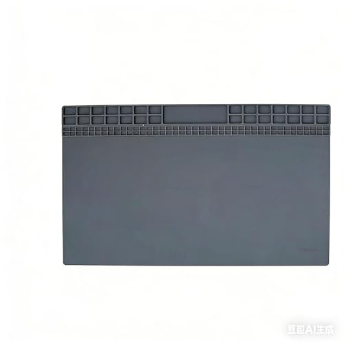 Silikonmatte 500℃ Hitzebeständige, 60 x 35 cm Lötmatte Silikon, Verdickte Arbeitsmatte, Reparatur Matte Soldering Mat für Elektronik, Löten, Elektronik, Uhren, werkstatt zubehör
