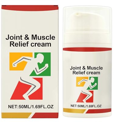 Muskel Pflege Creme, 50ml Knie Massage Creme Für Gelenke, Nährende Kühlende Feuchtigkeitscreme Für Knie Füße Gelenke & Körper