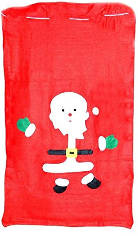 2 x Giant 100x60cm Felt Santa Sack Red Sack Stocking Xmas Gifts Presents Bag Christmas Accessory Decorations