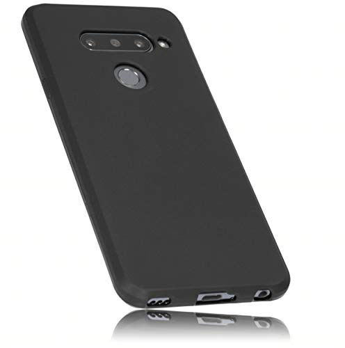 mumbi Hülle kompatibel mit LG V40 ThinQ Handy Case Handyhülle, schwarz