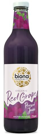 Biona Organic Red Grape Juice - Pressed 750ml