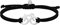 SAILBRACE Armband schwarz BICYCLE silber