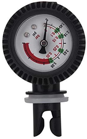 Schlauchboot Manometer, Kajak-Luftdruckmesser, Bestway Manometer Schlauchbootbarometer Nylon-Kajak-Druckmesser-Luftthermometer für