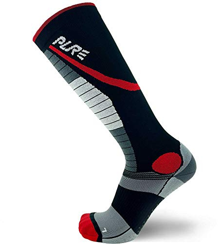 Pure Athlete Lifting Socks - Schienbeinschoner für Gewichtheben, Kreuzheben-Schutz, Kompressionssocken für Cross-Training und Gewichtheben