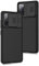 XTCASE Cover per Samsung Galaxy S20 FE 5G/4G Custodia, Protezione Copri Fotocamera Scorrevole Ultra Sottile Rigida Hard Antiurto Antigraffio Antiscivolo Shockproof Protettiva Case, Nero