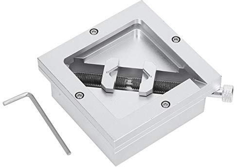 Diagonale BGA Reballing Schablonenhalter-Nacharbeitsstation, Universell, 90x90 mm, aus Aluminiumlegierung