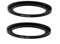 Lot de 2 bagues d'adaptation 55-67 mm pour objectif d'appareil photo reflex numérique et filtre infrarouge ND UV CPL 55 mm vers 67 mm