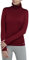 TCA Frauen Winter Langarm Laufshirt mit Reißverschluss - Cabernet, XL