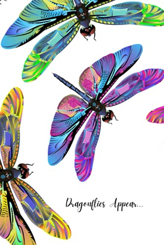 Dragonflies Appear: 6X9 Alphabetical Password Book Disguised As A Beautiful Dragonfly Notebook. Pretty and Discreet!
