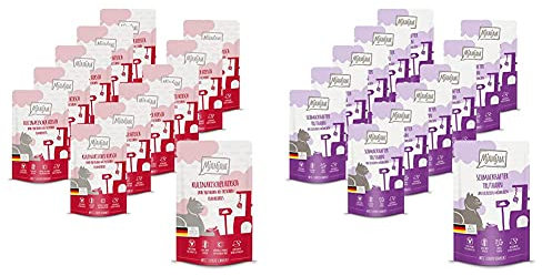 MjAMjAM Quetschie - kulinarischer Hirsch und Truthahn an frischen Cranberries 12x125 g & Quetschie - schmackhafter Truthahn an leckeren Möhrchen 12 x 125 g, 1er Pack (1 x 1.5 kilograms)