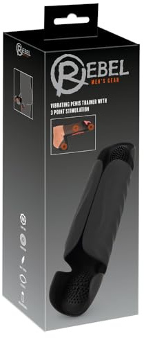 Rebel Vibrator-5528440000 Vibrator Schwarz/Rot Einheitsgröße
