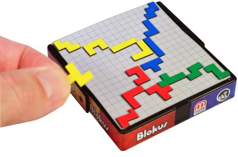 World's Smallest Blokus Miniatur-Brettspiel, Reisespiel, Minispiel, empfohlen ab 7 Jahren
