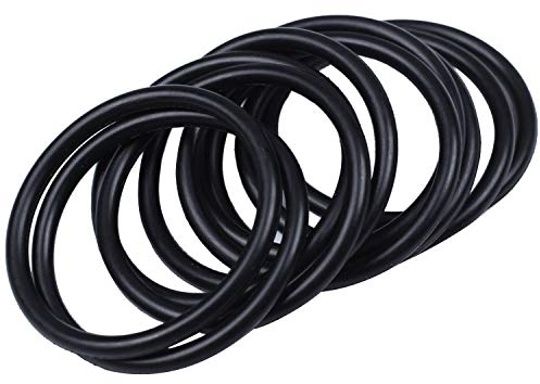 Ghulumn 10 PCS Schwarz Gummi Oil Seal O-Ring Dichtung Unterlegscheiben 38x3x32mm