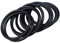 Ghulumn 10 PCS Schwarz Gummi Oil Seal O-Ring Dichtung Unterlegscheiben 38x3x32mm