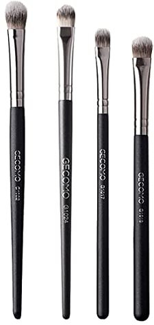 Pinceau Estompeur Yeux, Pinceaux Maquillage Yeux, Fard à Paupières Outils de Maquillage, Eyeshadow Applicator, Set de Pinceau Fard à Paupières pour Débutant Commode, Femme Fille Maquillage(4 pcs)