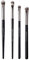 Pinceau Estompeur Yeux, Pinceaux Maquillage Yeux, Fard à Paupières Outils de Maquillage, Eyeshadow Applicator, Set de Pinceau Fard à Paupières pour Débutant Commode, Femme Fille Maquillage(4 pcs)