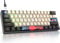 Fogruaden RGB Wired 60% Percent Keyboard Mechanical, 61 Keys Gaming Keyboard 60 Percent with Red Switch, Small Compact Mechanical Keyboard for Win/Mac Laptop PC Gamer (Carbon/61)