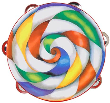 LIOONS perfekt Schamanentrommel Fashion Drum Colorful Lollipop Hand Drum PVC Round Percussion Ethereal Drum Für Anfänger Tongue Drum 8 Zoll Einzigartig