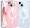 FNTCASE for iPhone 15 Phone Case: Defender Magnetic Clear Case for iPhone 15 Drop Protection Anti Yellowing Shockproof Cell Phone Cover iPhone 15 Case 6.1 Inch - Clear