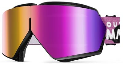 OutdoorMaster Seagull Dirt Bike Goggles, Motorradbrille, faltbare ATV-Brille für Männer Frauen Jugend, Anti-Beschlag, 100% UV-Schutz