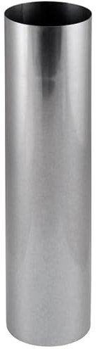 Ofenrohr FAL Rauchrohr feueraluminiert Kaminrohr Silber Abgasrohr 130 mm Länge 25 cm Ofenzubehör