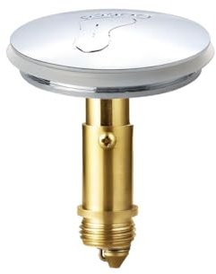 Qrity Pop Up Tapón de Fregadero 43mm, Tapón de Desagüe para Bañera, Filtro de Desagüe Latón, Tapón de Drenaje del Fregadero,Tapón de Fregadero, para Accesorios de Fregadero de Baño Cocina
